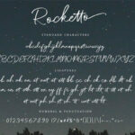 Rocketto Font Poster 9