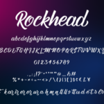 Rockhead Font Poster 4