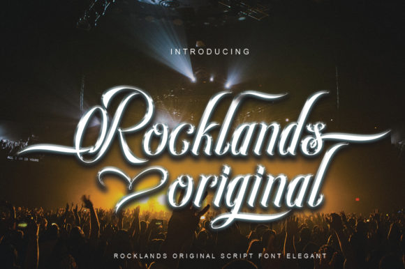 Rocklands Original Font Poster 1