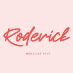 Roderick Font Poster 1