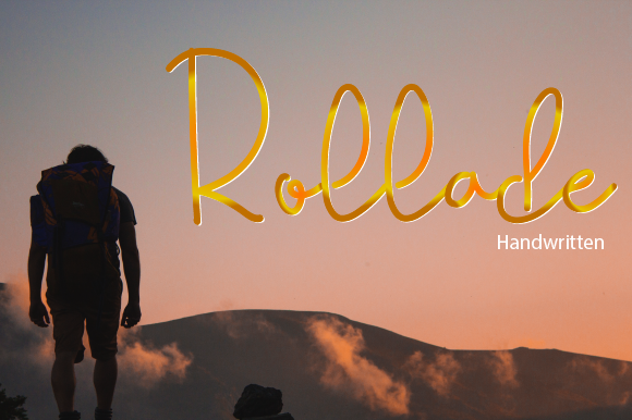 Rollade Font Poster 1