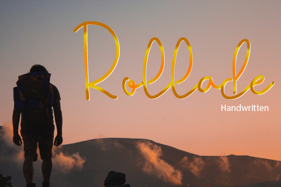 Rollade Font Rollade Font Poster 1
