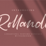 Rollando Font Poster 1