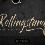 Rollingstand Font Poster 1