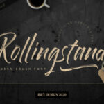 Rollingstand Font Poster 1