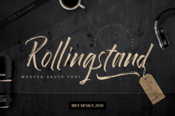 Rollingstand Font Poster 1