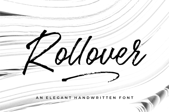 Rollover Font Poster 1