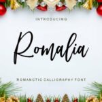 Romalia Font Font Poster 1