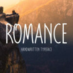 Romance Font Poster 1