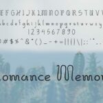 Romance Memory Font Poster 1