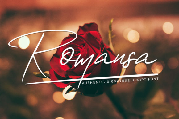 Romansa Font Poster 1