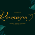 Romansan Font Poster 1