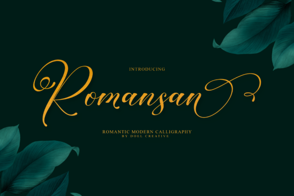 Romansan Font Poster 1