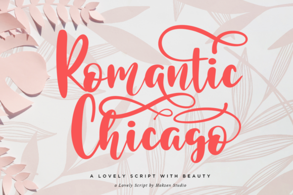 Romantic Chicago Font