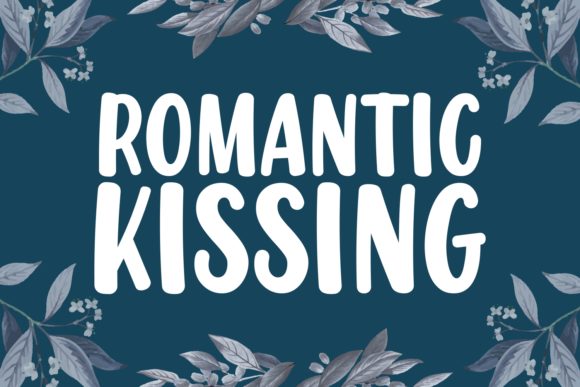 Romantic Kissing Font