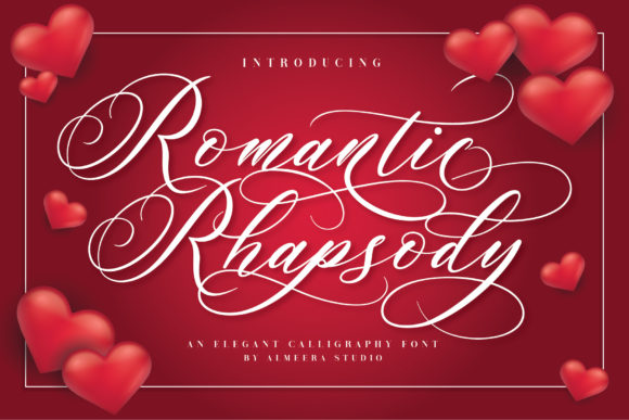 Romantic Rhapsody Font Poster 1