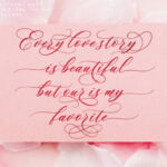 Romantic Rhapsody Font Poster 2