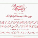 Romantic Rhapsody Font Poster 6