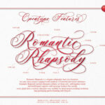 Romantic Rhapsody Font Poster 9