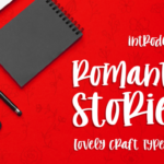Romantic Stories Font Poster 1