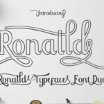 Ronalld Font Poster 1