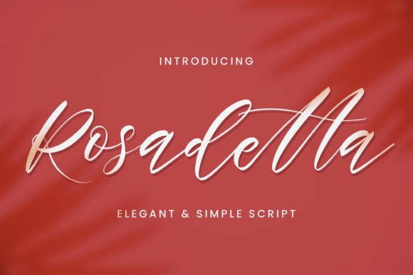 Rosadetta Font