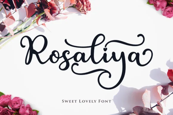 Rosaliya Font Rosaliya Font Poster 1