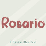 Rosario Font Poster 1