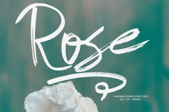 Rose Font Poster 1