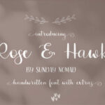 Rose & Hawk Font Poster 1