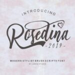 Rosedina Font Poster 1
