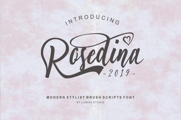 Rosedina Font Poster 1