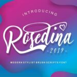 Rosedina Font Poster 2
