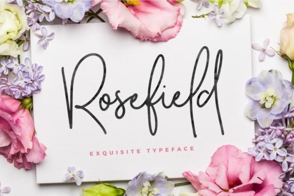 Rosefield Font Poster 1