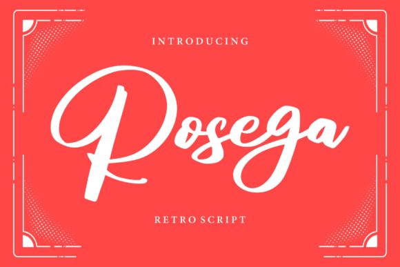 Rosega Font Poster 1