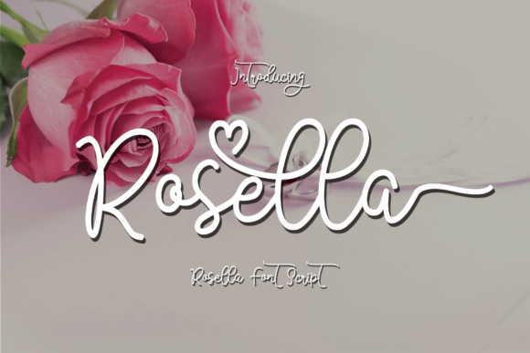 Rosella Script Font Poster 1