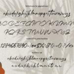 Rosemellind Signature Font Poster 11