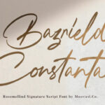 Rosemellind Signature Font Poster 4
