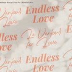 Rosemellind Signature Font Poster 10