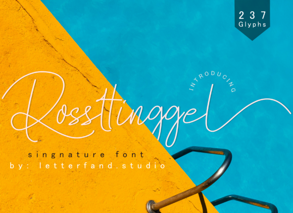 Rossttinggel Font Poster 1