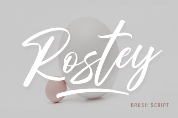 Rostey Font Poster 1