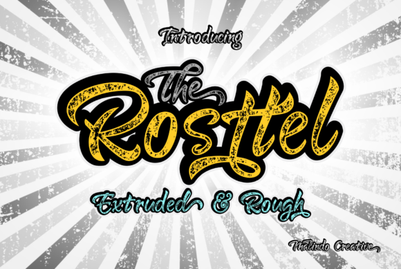 Rosttel Font Poster 1