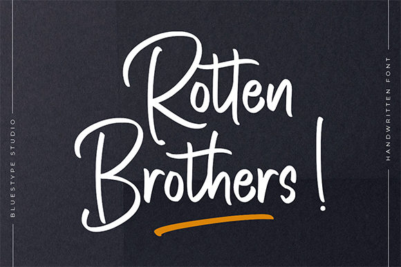 Rotten Brothers Font Poster 1