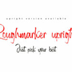 Roughmarker Font Poster 2