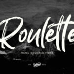 Roulette Font Poster 1