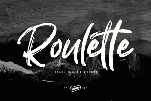 Roulette Font Poster 1