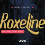 Roxeline Font Poster 1