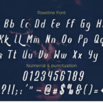 Roxeline Font Poster 2