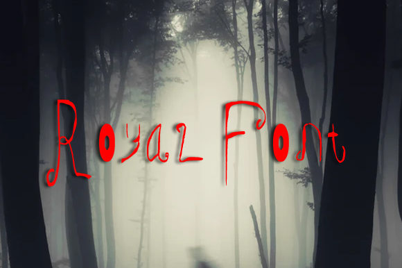 Royal Font Poster 1