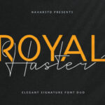 Royal Haster Font Poster 1